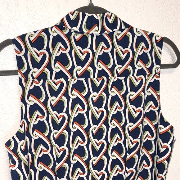 CAbi sleeveless multi color dress sz small - Picture 4 of 5